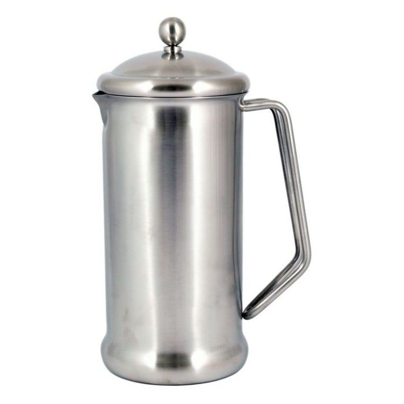 Stainless steel cafetière 2 cup, brushed