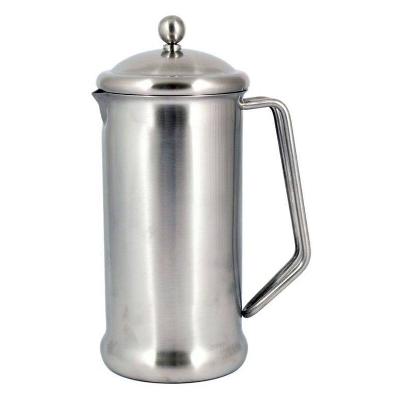 Stainless steel cafetière 4 cup, brushed